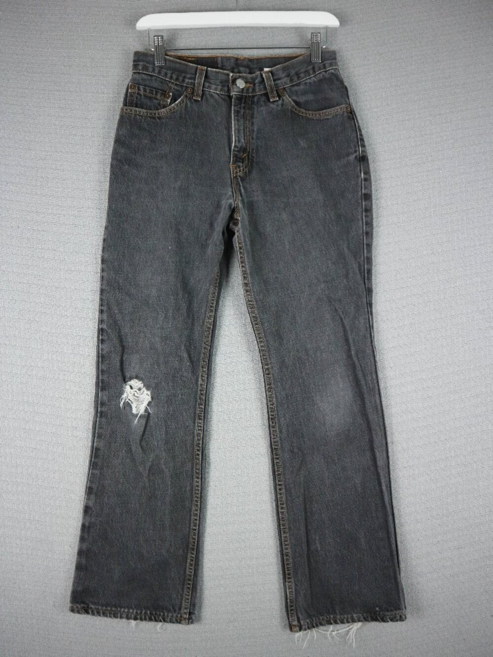 Levi's 517 Slim Fit Boot Cut Made in USA Womens 28W Labeled 9 JR VTG Denim Jeans
